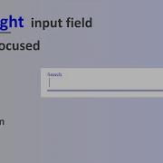 Highlight Input Field When Focus Using HTML CSS JAVASCRIPT