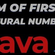 Java Program To Find Sum Of First N Natural Numbers Using 2 Ways Tutorial
