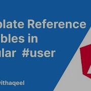 Template Reference Variables In Angular