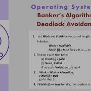 OS40 Banker S Algorithm Deadlock Avoidance Solved Example