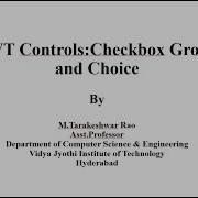 AWT Controls Checkbox Group And Choice