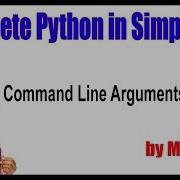 Python Tutorial Command Line Arguments Part 2 By Durga Sir
