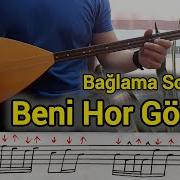 Beni Hor Görme Kardeşim Solfej Saz Notalari Bağlama Solfej Dersi