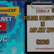 Folder Structure Of New Project Video Series In ASP NET MVC 3 Aspnetmvc Developer Inhouseerp