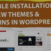 How To Disable Installation Of New Themes And Plugins In WordPress