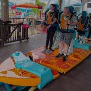 SURF COASTER Pipeline Front Row POV New SeaWorld Orlando