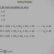 Simplex Method Coming Up With The First Table