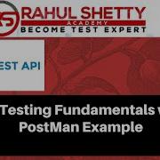 Learn Rest API Testing Fundamentals With Real Time Examples In 75Minutes