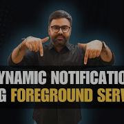 Android Dynamic Notification With Foreground Service CheezyCode Hindi