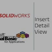 Solidworks VBA Macro Insert Detail View