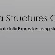 Evaluate Infix Expression Using Stack