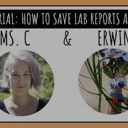 How To Save Your Virtual Lab Report As PDF Or To Google Classroom