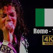 Michael Jackson Rock With You Live In Rome May 23rd 1988 4K60FPS