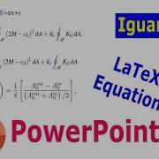 Insert LaTeX Equations Into PowerPoint Presentation PPT With IguanaTeX LaTeX Tips Solution 43