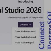 Connect PostgreSQL With Visual Studio 2026