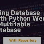 Using Database With Python Week 3 Multitable Database
