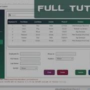 JavaFX Full Tutorial Employee Management System With SOURCE CODE