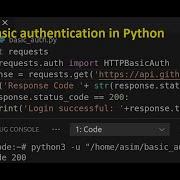 HTTP Basic Authentication In Python