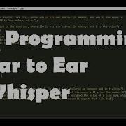 ASMR Ear To Ear Whisper About C Programming For Relaxation Layered Typing Sounds Pt 1