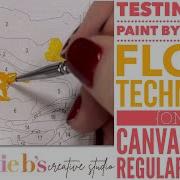 The Flow Technique On A Paint By Numbers PBN Canvas Using A Regular PBN Kit DOES IT WORK