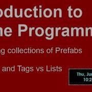Managing Collections Of Unity Prefabs Using Tags Arrays And Lists