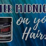 Manic Panic AFTER MIDNIGHT Hair Level Swatches