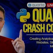 Creating Analytics Dashboards Websites Slideshows And More With Python Quarto Crash Course