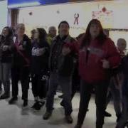 Idle No More Round Dance Flash Mob At WEM In Edmonton