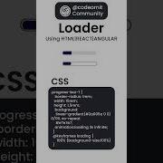 Loader For Website Using Html ReactJs Angular