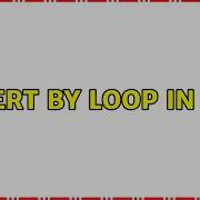 Insert By Loop In Sql