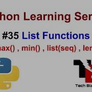 35 List Functions In Python With Examples Max Min List Seq Len Tech Blooded