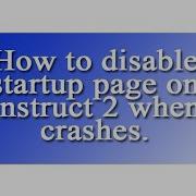 Disable Construct 2 Startup Page
