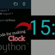 Python Program Coding To Make Live Clock In Pydroid 3 Python Programming