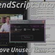 After Effects Scripting Tutorial Remove Unused Items Script