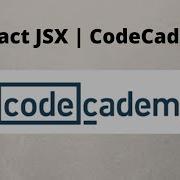 React JSX CodeCademy