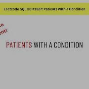 SQL Leetcode SQL 50 45 Пациенты с заболеванием