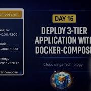 Deploy 3 Tier Application Using Docker Compose Frontend Backend DB