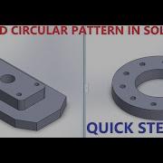 SOLIDWORKS LEARNING LINEAR AND CIRCULAR PATTERN