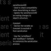 How Do You Handle Versioning In Java Serialization