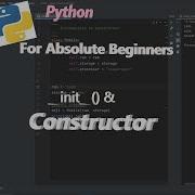 Constructor In Python Python Tutorial For Beginners Self Init Constructor Init