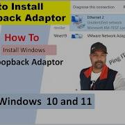 How To Install Microsoft Loopback Adapter Virtual Network Card In Windows 10 Loopback Adapter