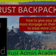 Rust How To Add BACKPACKS Plugin Rust Admin Academy Tutorial