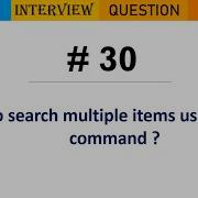 Linux Interview Q A 30 How To Search Multiple Items Using Grep Command