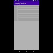 Facebook Shimmer Animation Example In Android