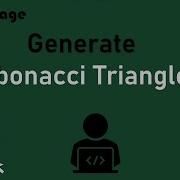 Generate Fibonacci Triangle In C