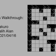 GMPuzzles 16 04 2021 Какуро от Салиха Алана