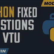 PYTHON MODULE 3