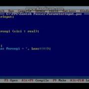 Contoh Algoritma Prosedur Parameter Input Pascal
