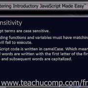 JavaScript Training Tutorial Case Sensitivity