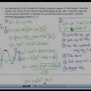 Calculus 19A Modeling And Optimization
